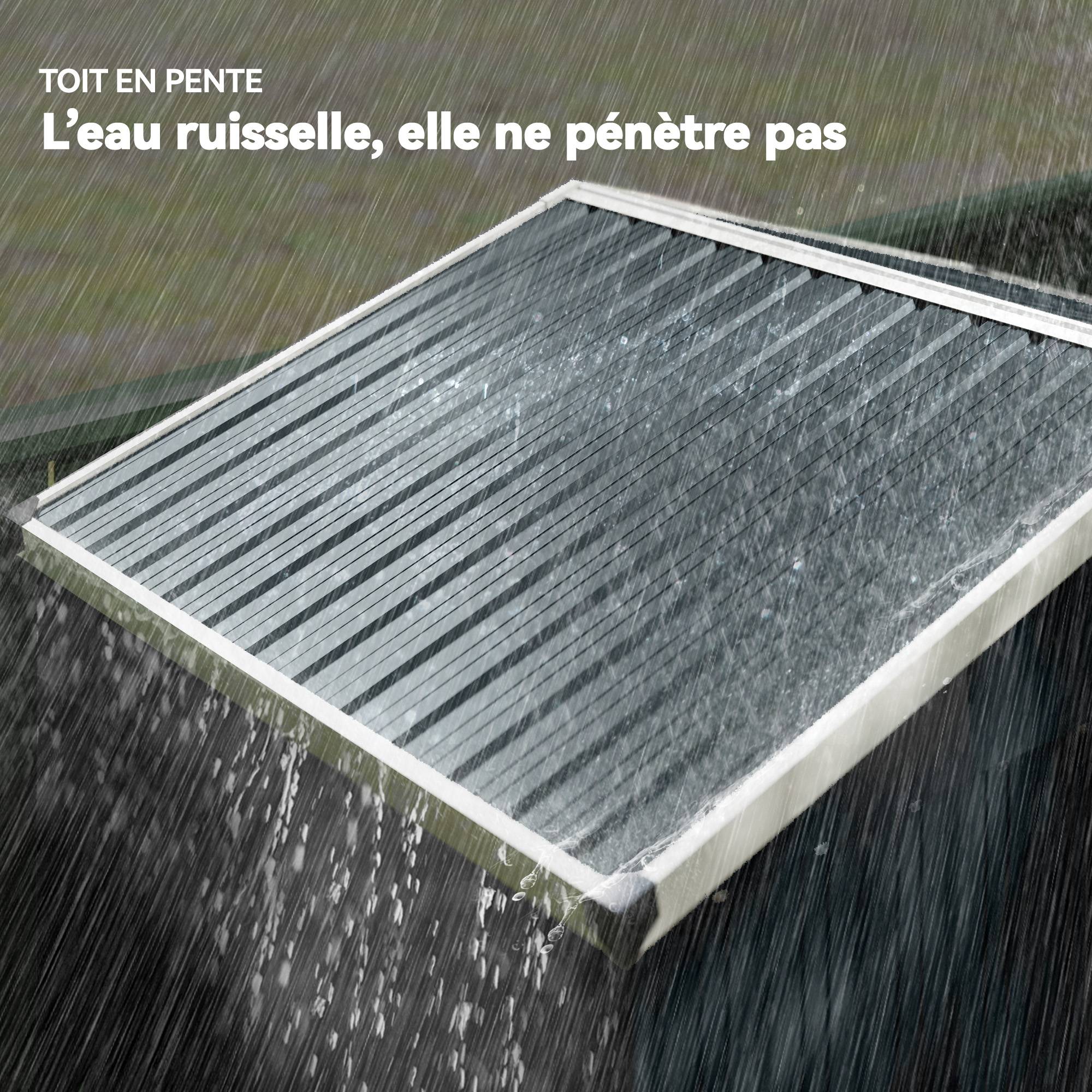 Abri de jardin en métal 1,2 m², cabane jardin extérieure, porte coulissante verrouillable et gants, 136x87x179cm, gris - Image 8