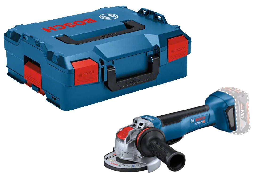 Bosch - Meuleuse d'angle 18 V GWX 18V-10 P 125mm (sans batterie ni chargeur) avec L-BOXX - BOSCH - 06019J4201 - Image 1