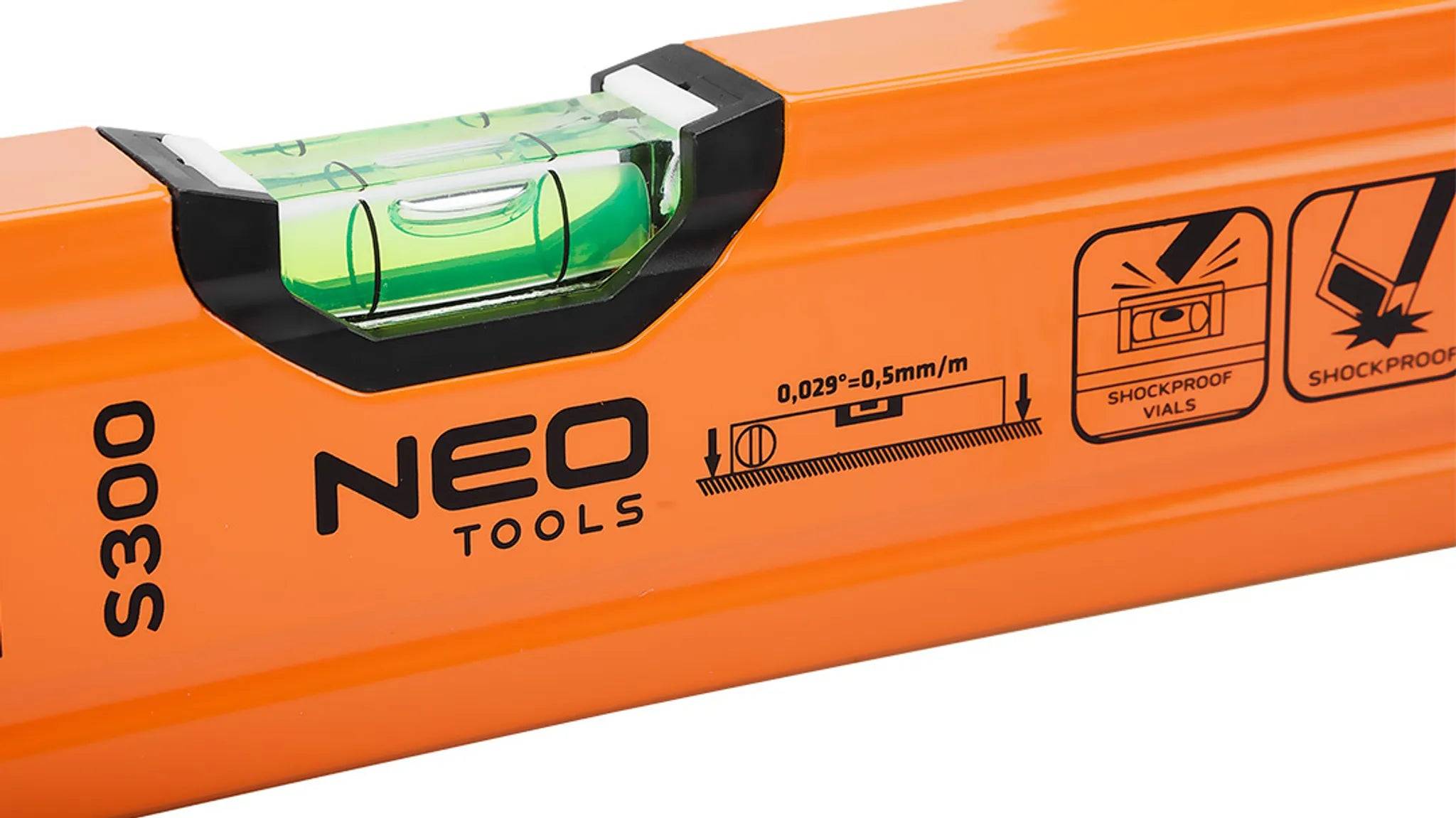 Neo Tools - Niveau à bulles alu anti-chocs NEO TOOLS - taille  - NEO TOOLS - Image 2
