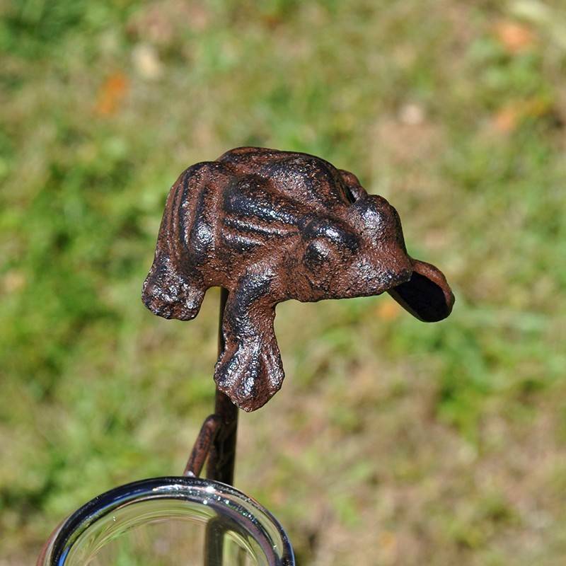 La Grande Prairie - Pluviomètre jardin Grenouille 71x8x10cm - Image 3