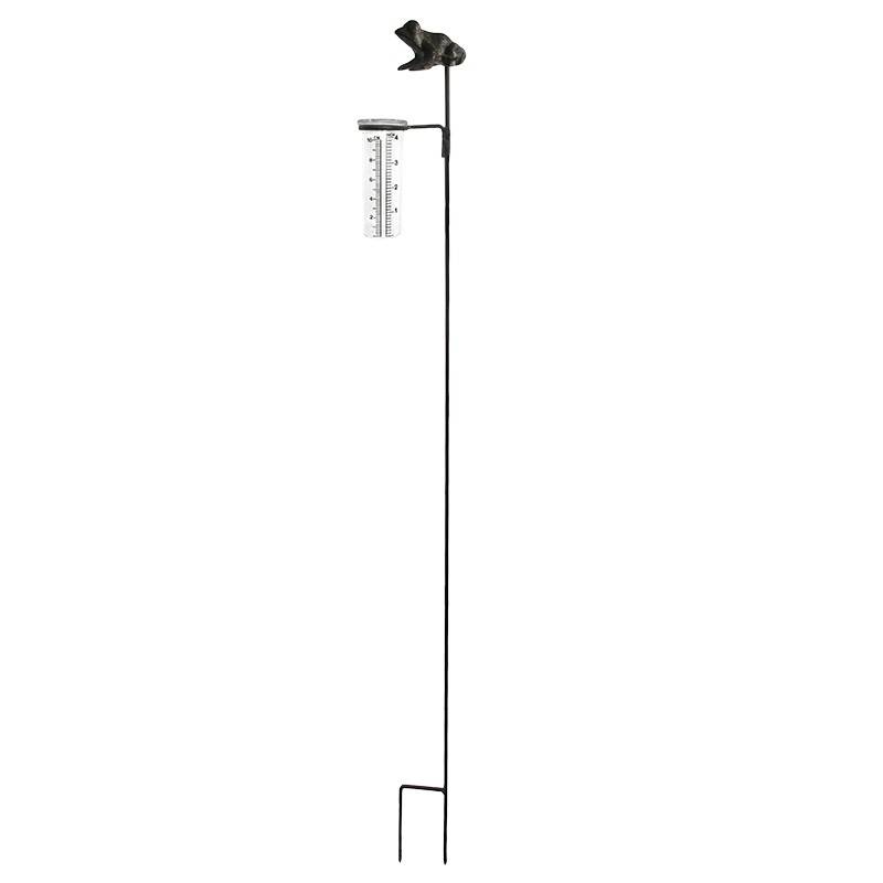 La Grande Prairie - Pluviomètre jardin Grenouille 71x8x10cm - Image 1