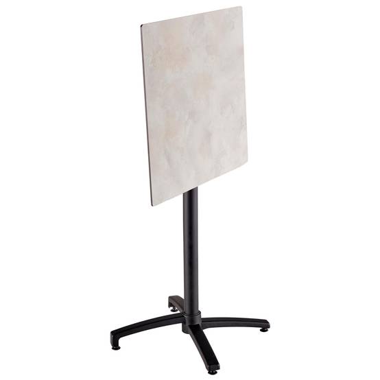 Oviala - Ensemble table haute stratifié gris foncé et 2 chaises hautes taupe - Oviala - Image 3