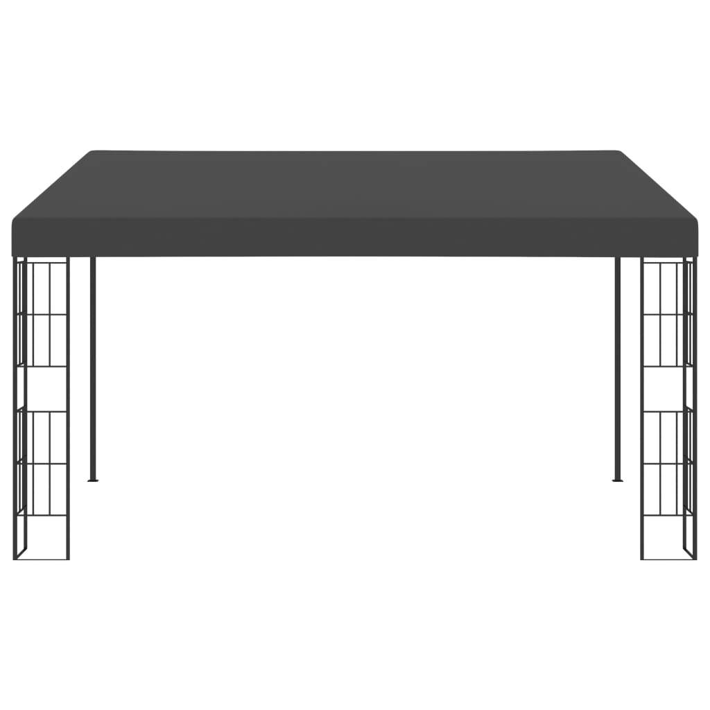 ComfortXL - Auvent de Terrasse Mural Acier et Tissu PA Protection Solaire pour Jardin Anthracite 4x3 m – ComfortXL Outdoor Living - Image 2