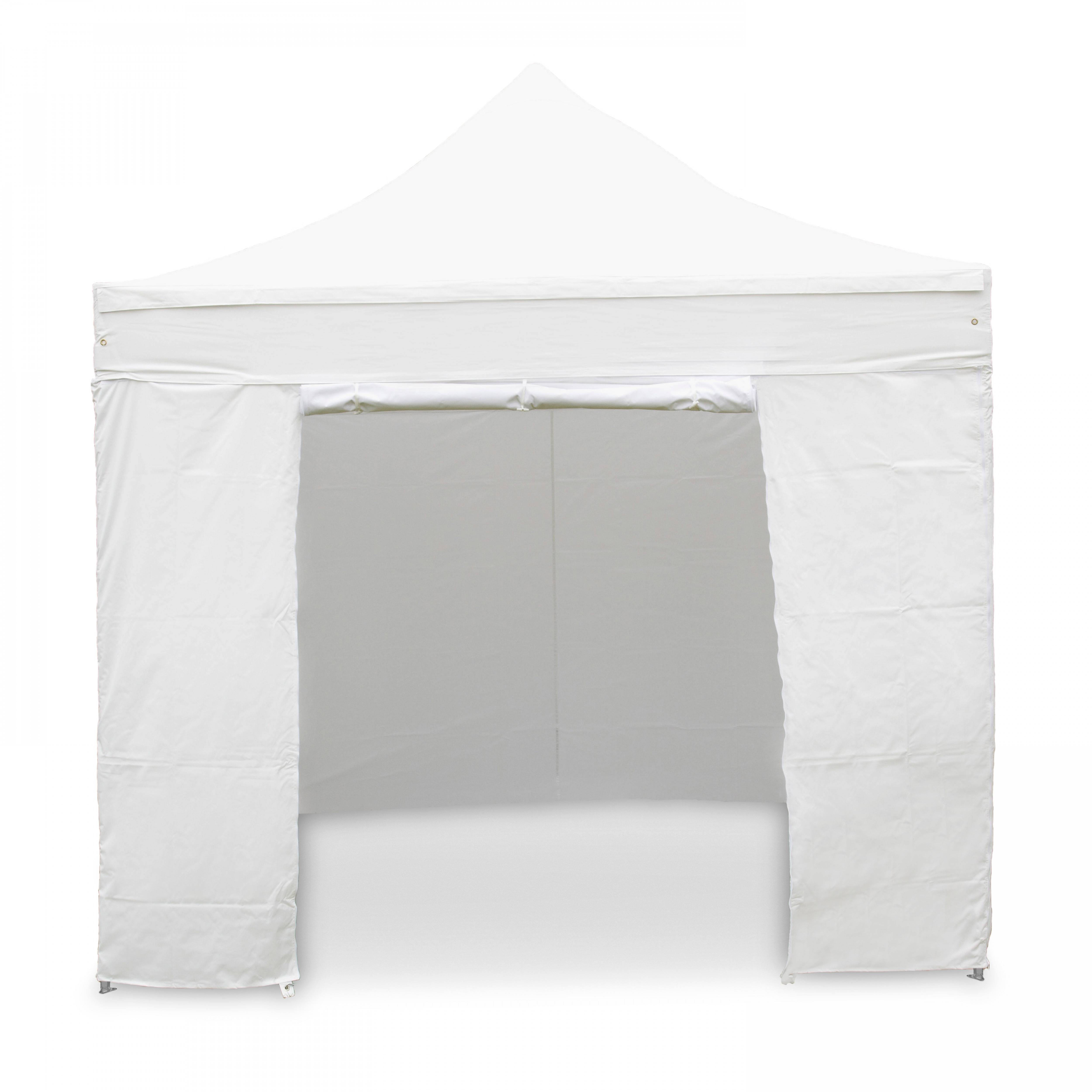 Oviala - Mur porte blanc 4 m pour tente pliante - Oviala - Image 1