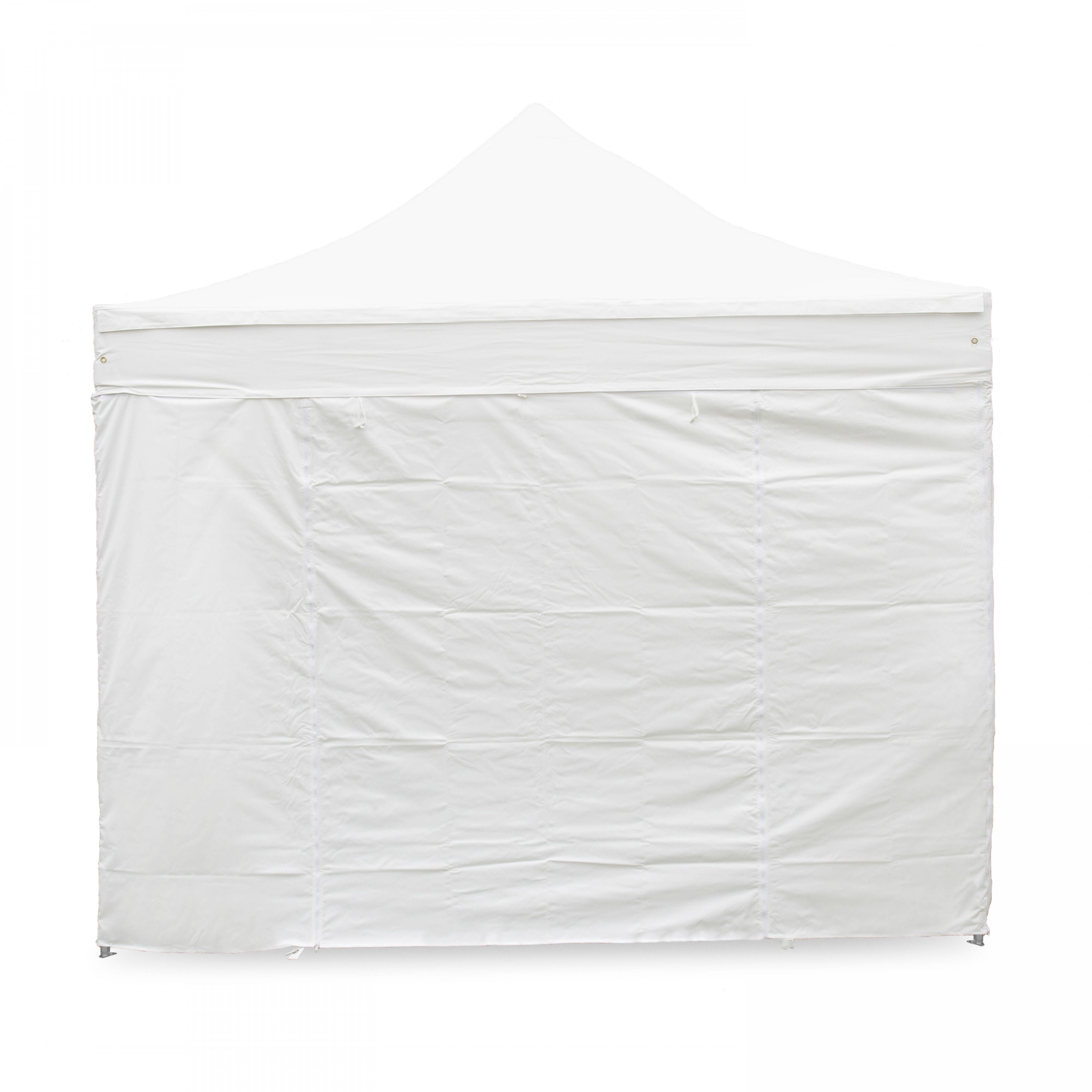 Oviala - Mur porte blanc 4 m pour tente pliante - Oviala - Image 2