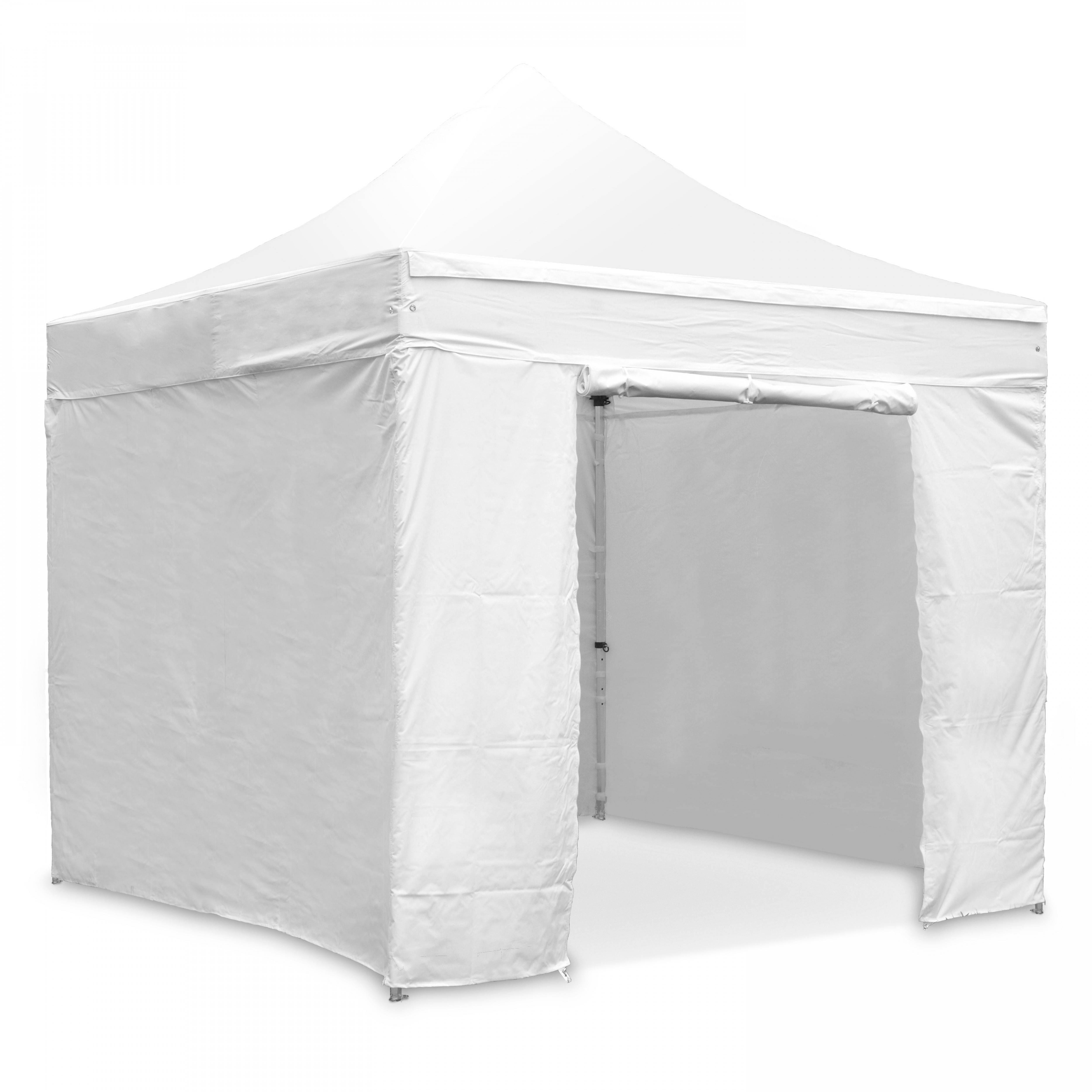Oviala - Mur porte blanc 4 m pour tente pliante - Oviala - Image 3