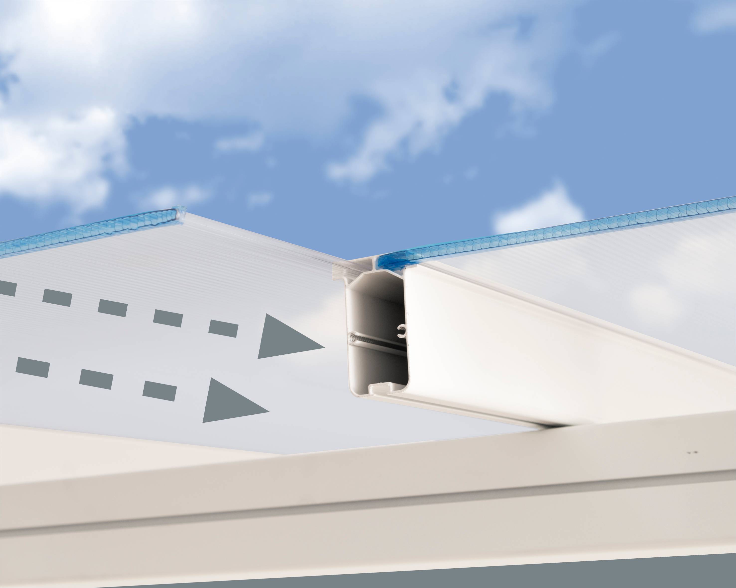 Canopia - Canopia Pergola Sierra 2,2X4,5 Blanche - Image 2
