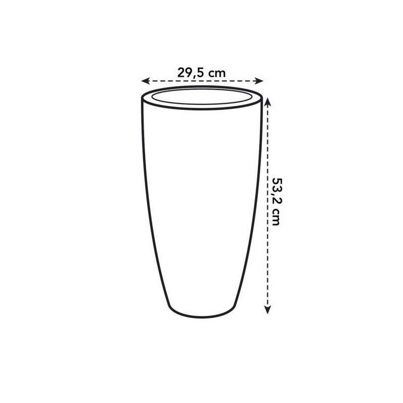 Elho - Pure Soft Round High 30 Blanc - Image 4