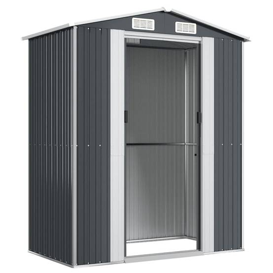 Vidaxl - Abri de jardin Anthracite 192x108x223 cm Métal galvanisé vidaXL 319271 - Image 5