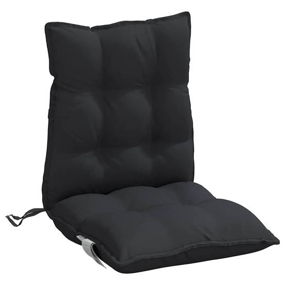 PANGIVO - Coussins de chaise à dossier bas tissu oxford noir 100 x 50 x 7 cm, poids:3.2kg - PANGIVO - Image 5