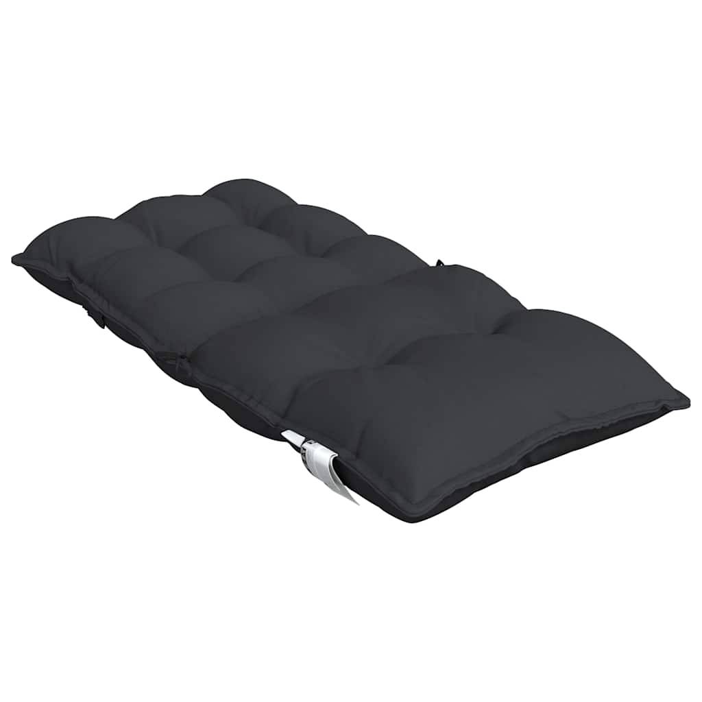 PANGIVO - Coussins de chaise à dossier bas tissu oxford noir 100 x 50 x 7 cm, poids:3.2kg - PANGIVO - Image 6
