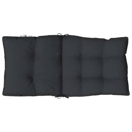 PANGIVO - Coussins de chaise à dossier bas tissu oxford noir 100 x 50 x 7 cm, poids:3.2kg - PANGIVO - Image 7