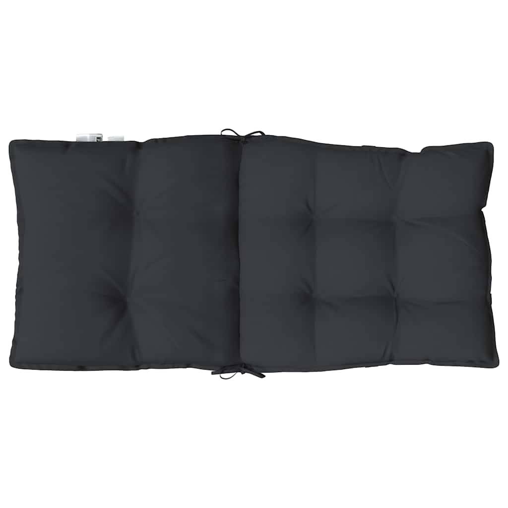 PANGIVO - Coussins de chaise à dossier bas tissu oxford noir 100 x 50 x 7 cm, poids:3.2kg - PANGIVO - Image 7