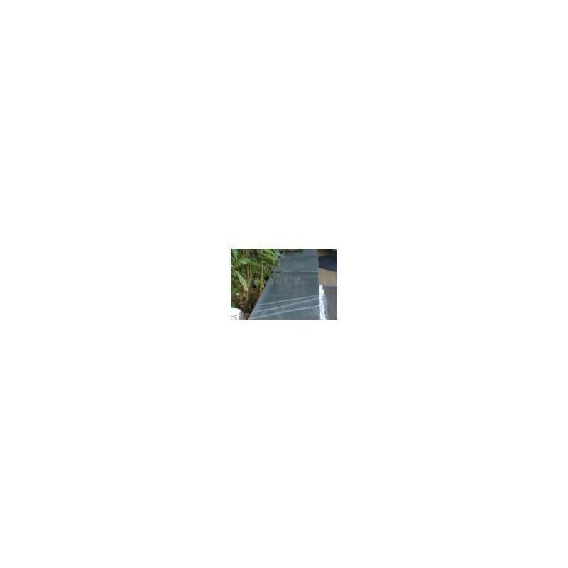 Couvre mur plat ardoise brossée 100 x 30 x 3 cm - Gris  (Lot de 1) - Jardinex - Image 3