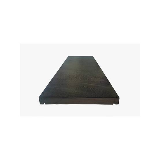 Couvre mur plat ardoise brossée 100 x 30 x 3 cm - Gris (Lot de 1) - Jardinex - Image 1