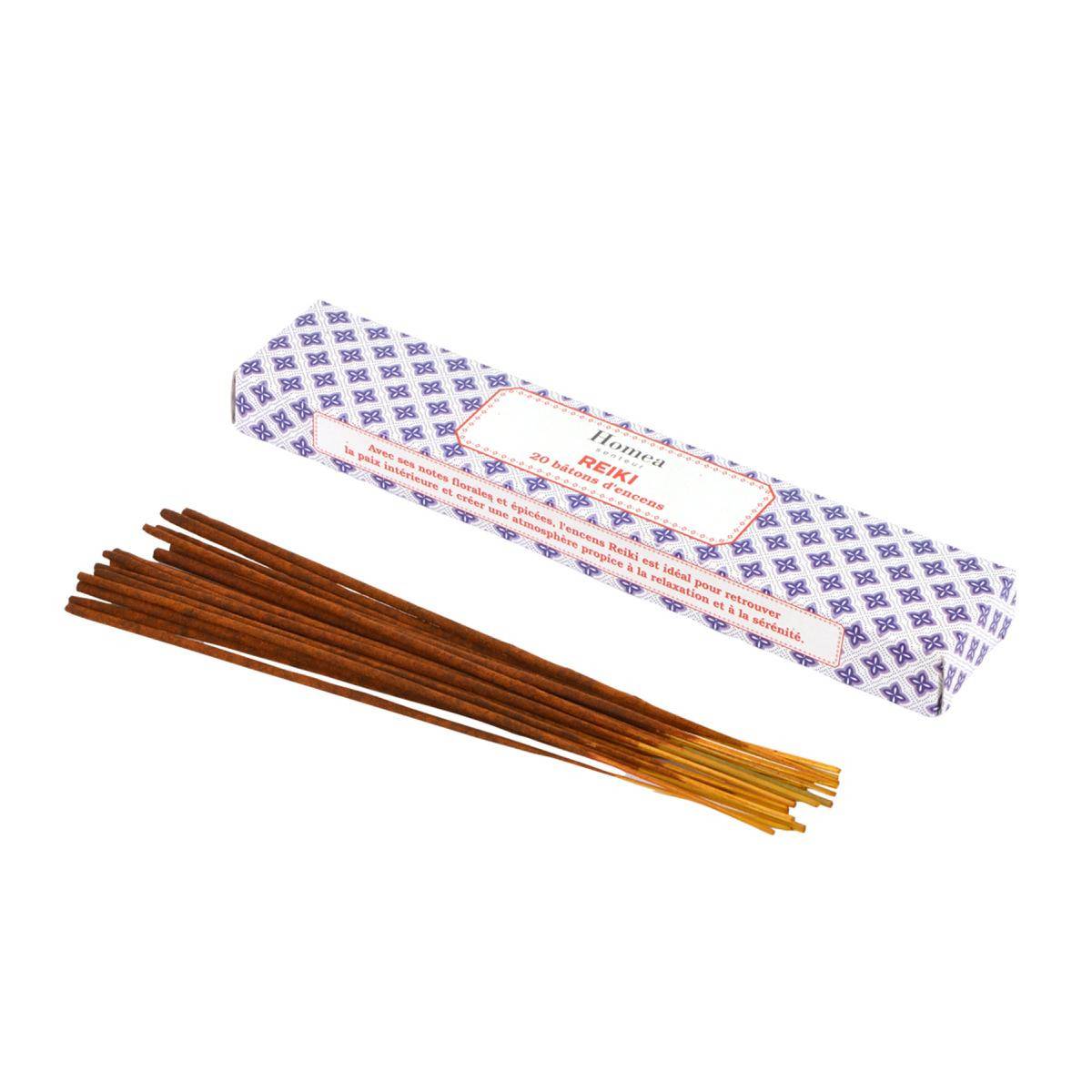 Lot de 20 Bâtons d'Encens "Senteur" 21cm Reiki