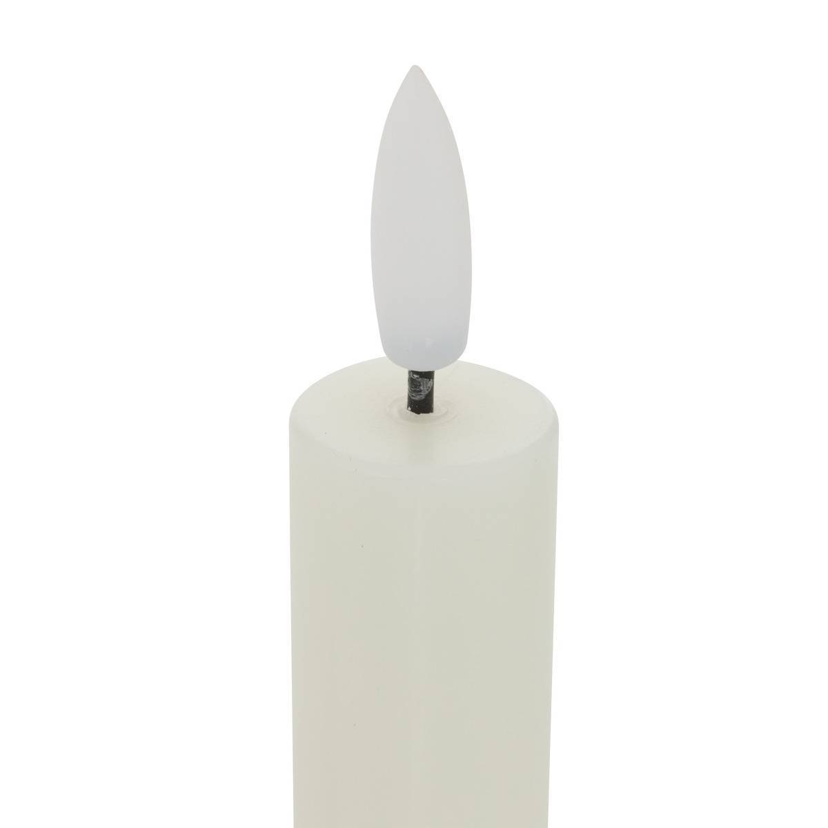 Atmosphera - Lot de 2 bougies LED Lupa bâton blanc - Atmosphera Créateur d'intérieur - Image 4