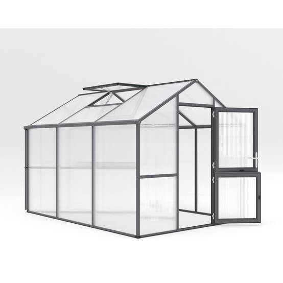 Serre de jardin 7,53m² KGT Iris III, Anthracite - Image 1