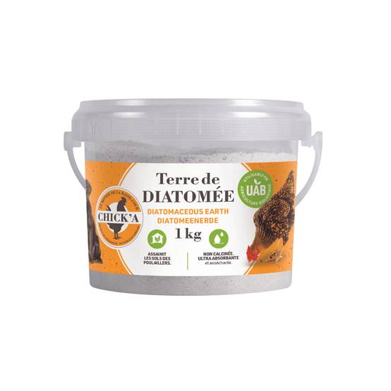Chick'a - Terre de diatomée (non calcinée) 1 kg - Image 1