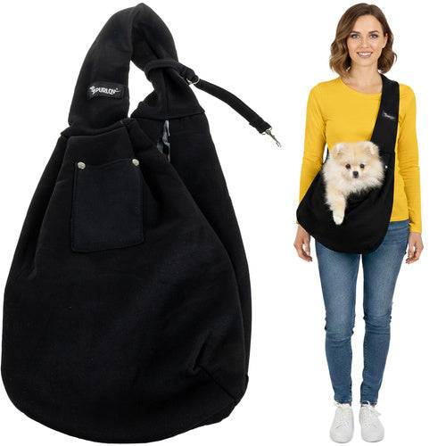 Sac en bandouillère de transport pour animaux de compagnie - Image 1