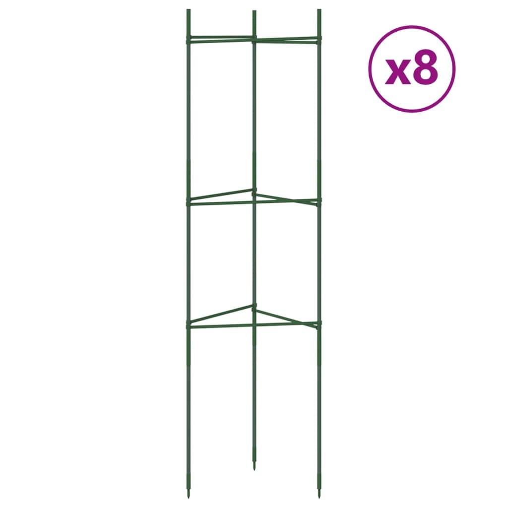 Tuteurs Cage Tomates Acier Anti-corrosion Support Réglable pour Jardin Familial Vert 8 pcs 116 cm – ComfortXL Outdoor Living - Image 2