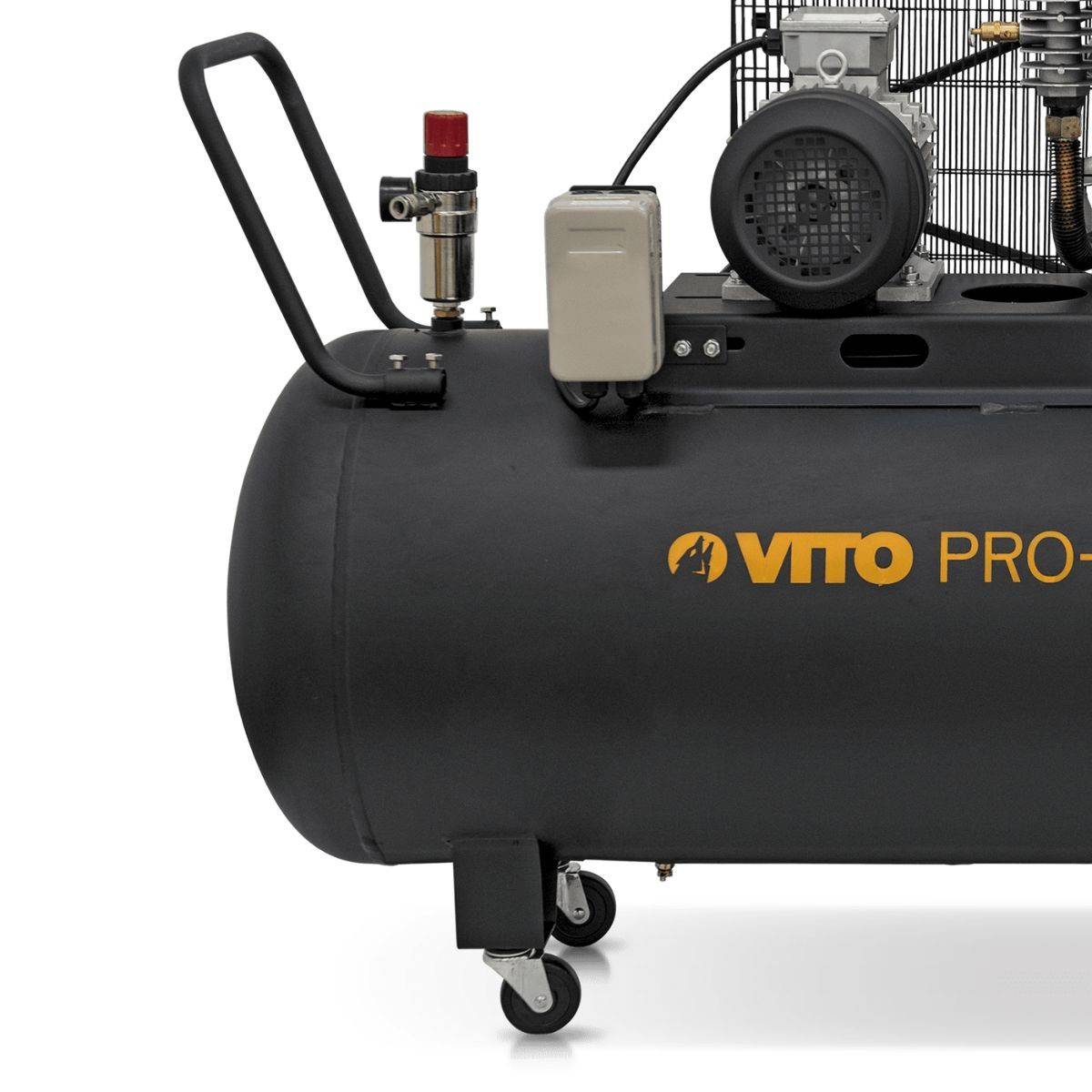 Compresseur d'air à Courroie 300L 10 Bar 4000W 5.5CV 380V 500L/min. VITO - Image 10