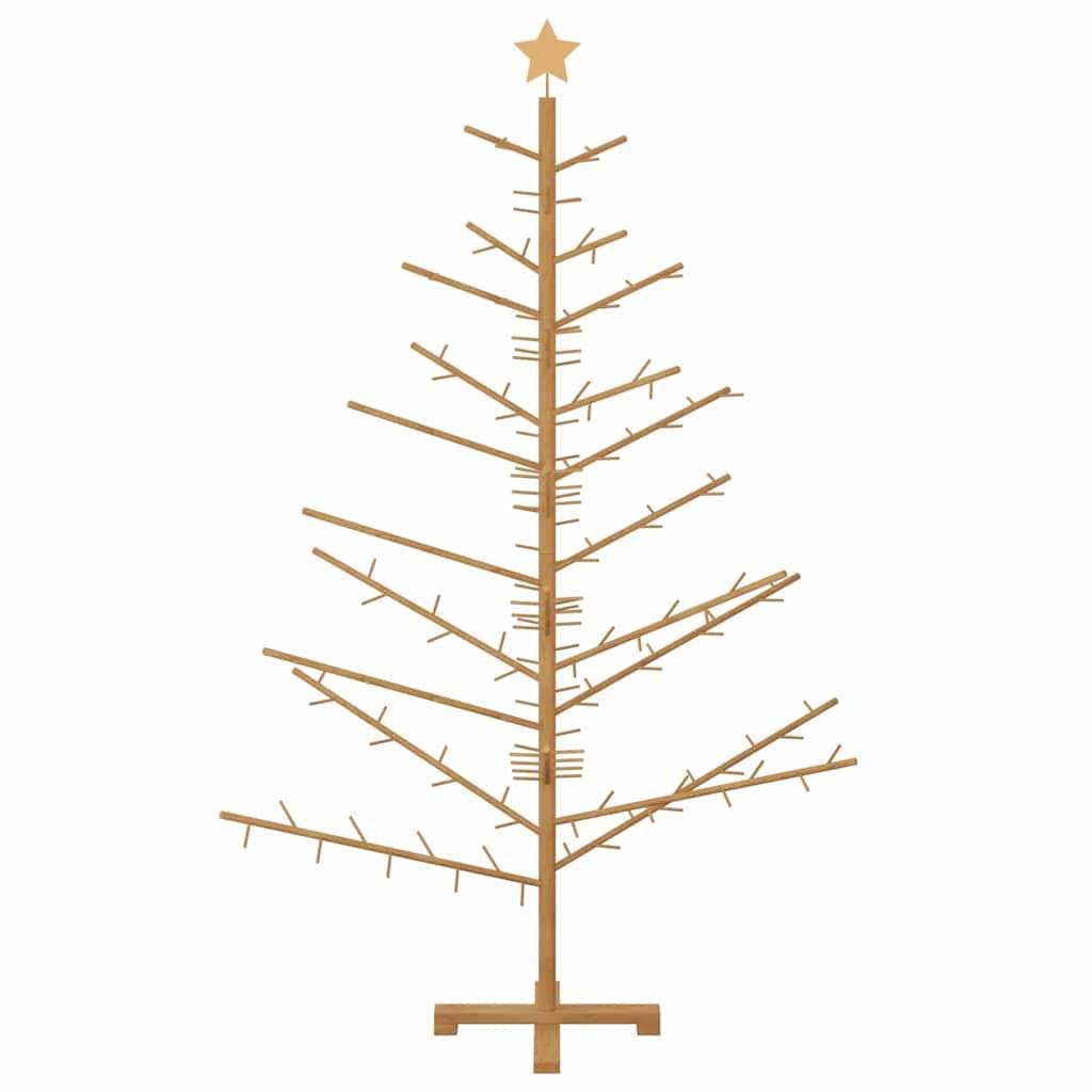 Maison Chic - Sapin de Noël | Arbre de Noël en bois Marron 180 cm Bois massif en pin Maison Chic - Image 5