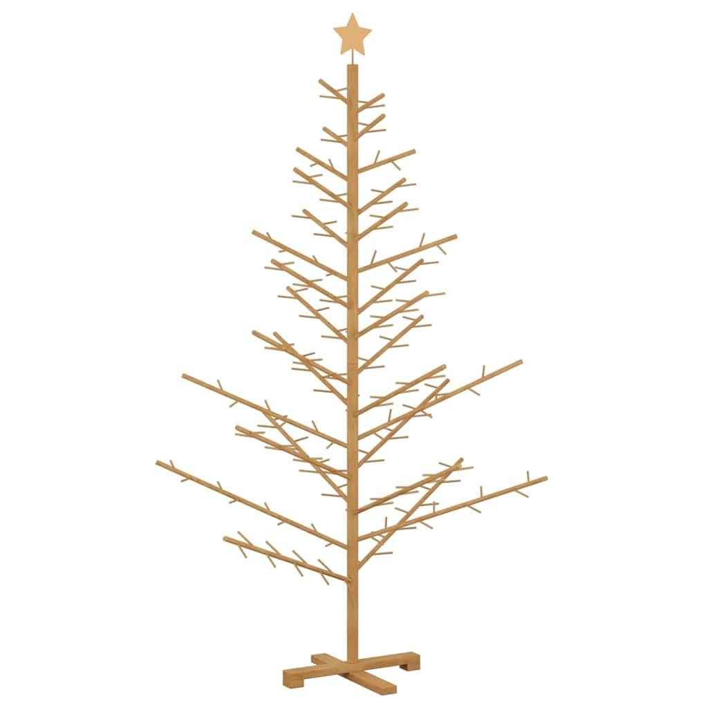 Maison Chic - Sapin de Noël | Arbre de Noël en bois Marron 180 cm Bois massif en pin Maison Chic - Image 1