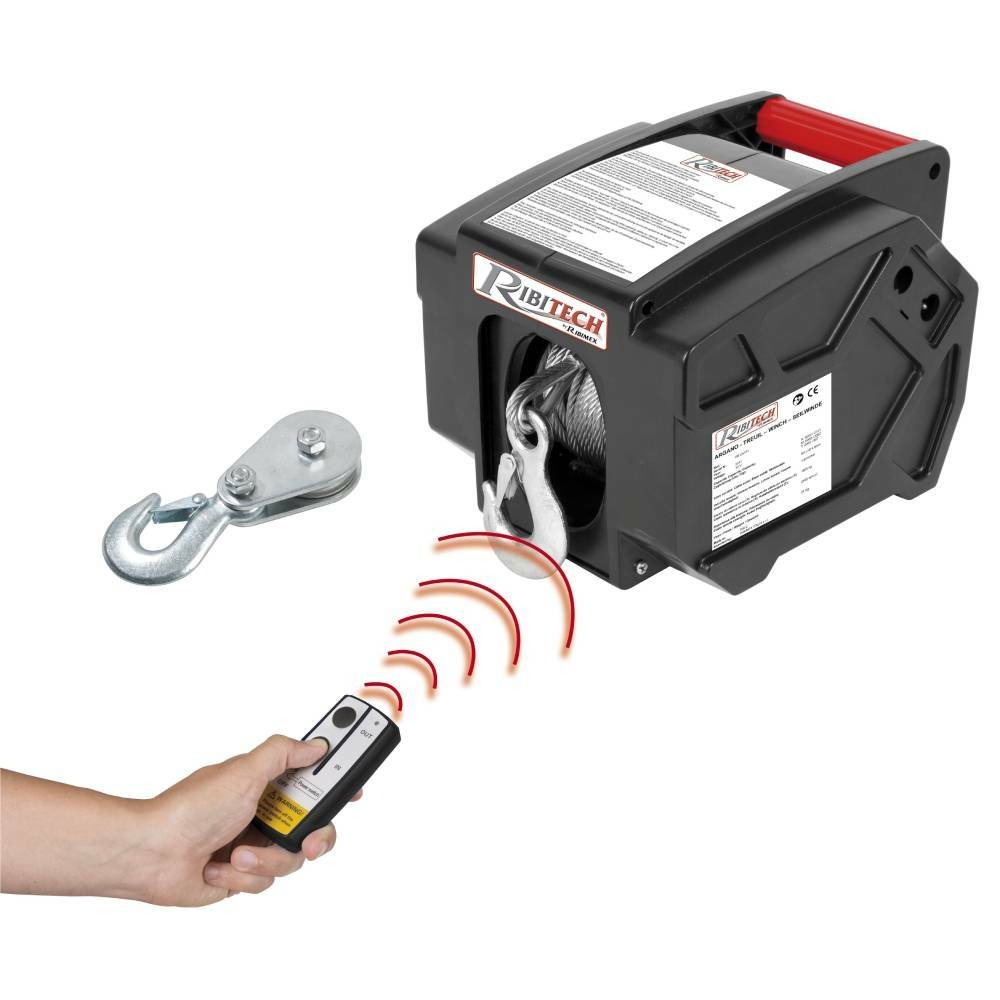 Sans Marque - Treuil électrique 12v avec télécommande - Image 1