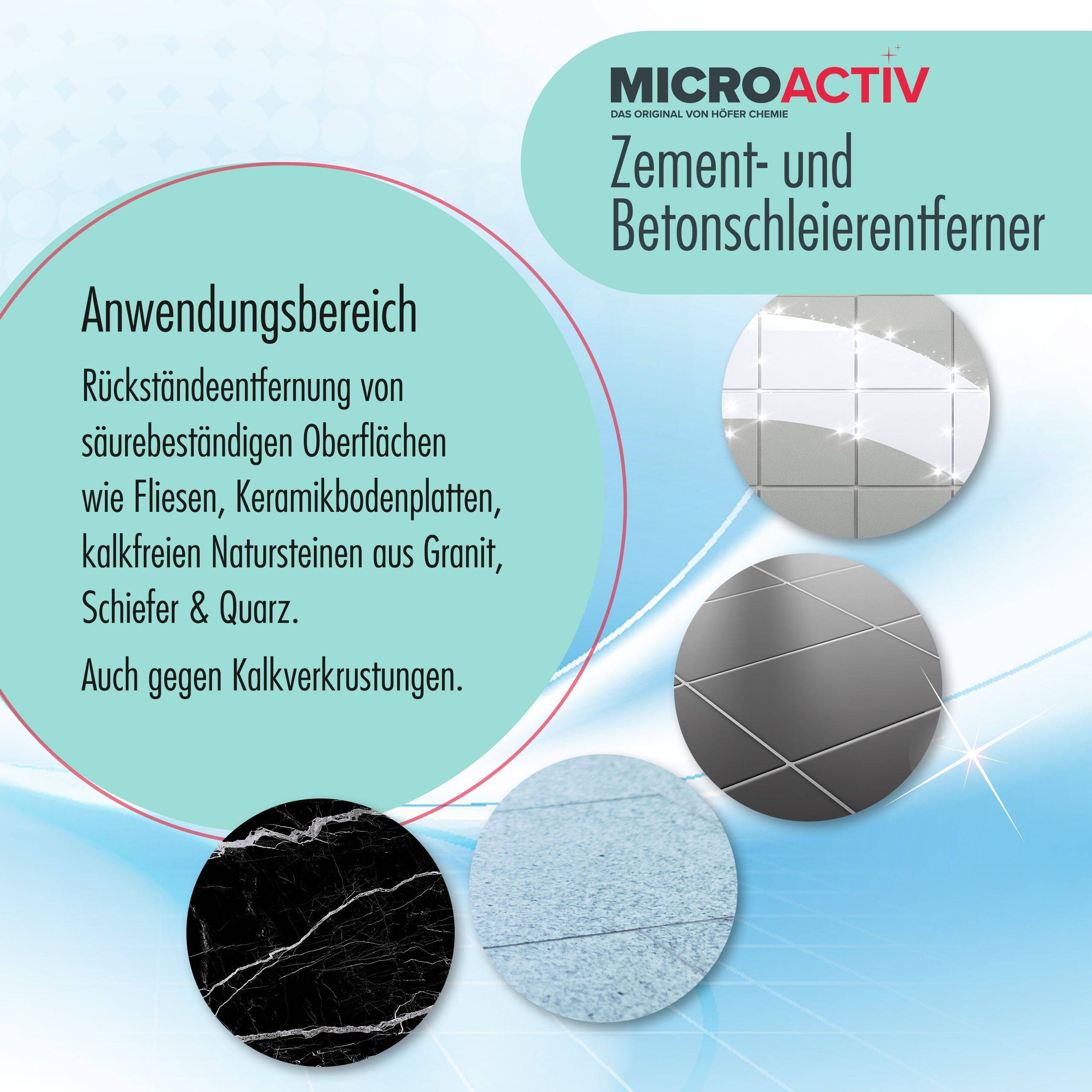 1 L de Microactiv® nettoyant pour voile de ciment et béton en bouteille x 3 - Image 4