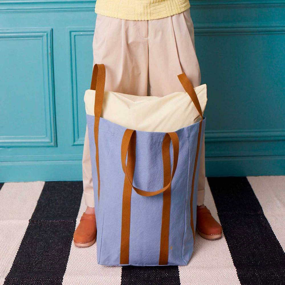 Vivaraise - Maxi sac en coton bio Poppins 48 x 33 x 33 cm - Image 2