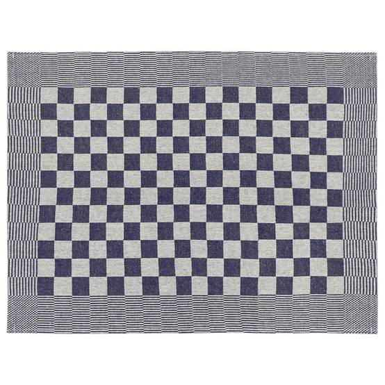 Ensemble de serviettes 10 pcs bleu et blanc coton Maison Chic - Image 9