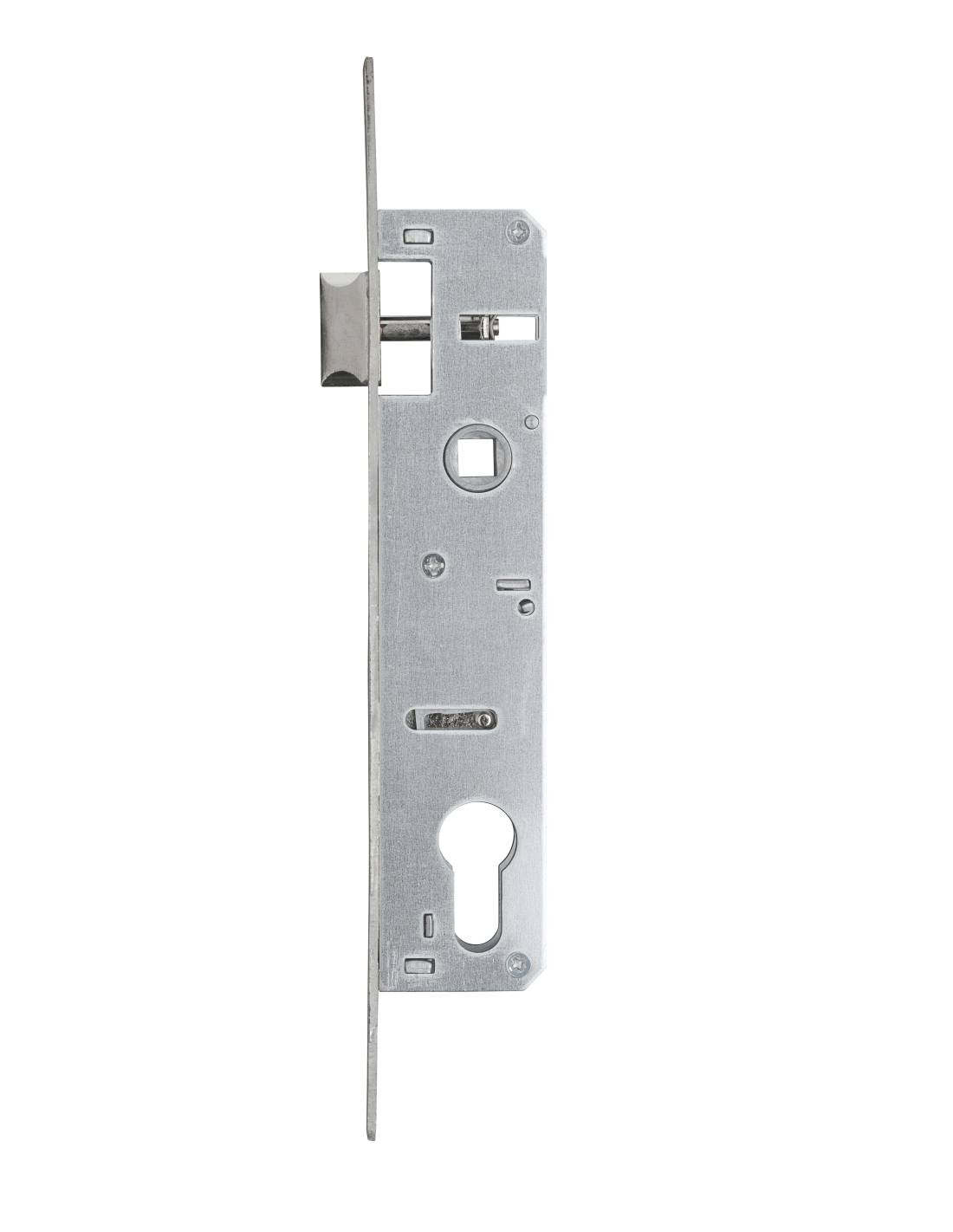 Boitier de serrure encastrable à cylindre pour menuiserie métallique, axe 25mm, bouts carrés, zingué - THIRARD - Image 7