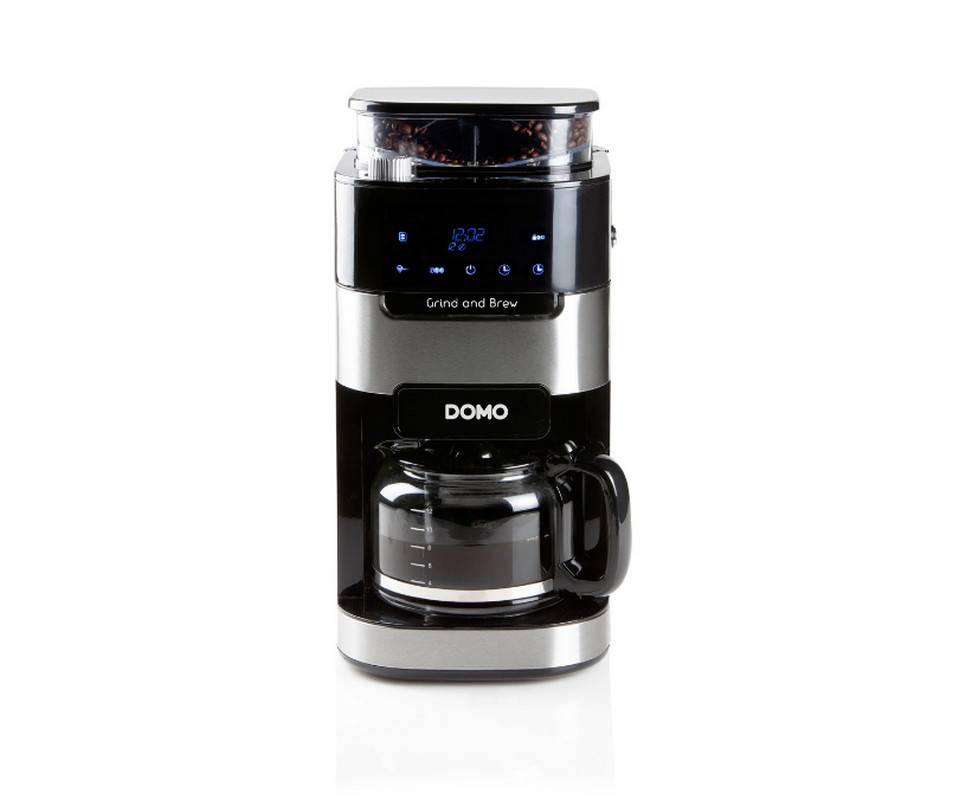 Cafetière filtre programmable 12 tasses 900w noir DO721K Domo