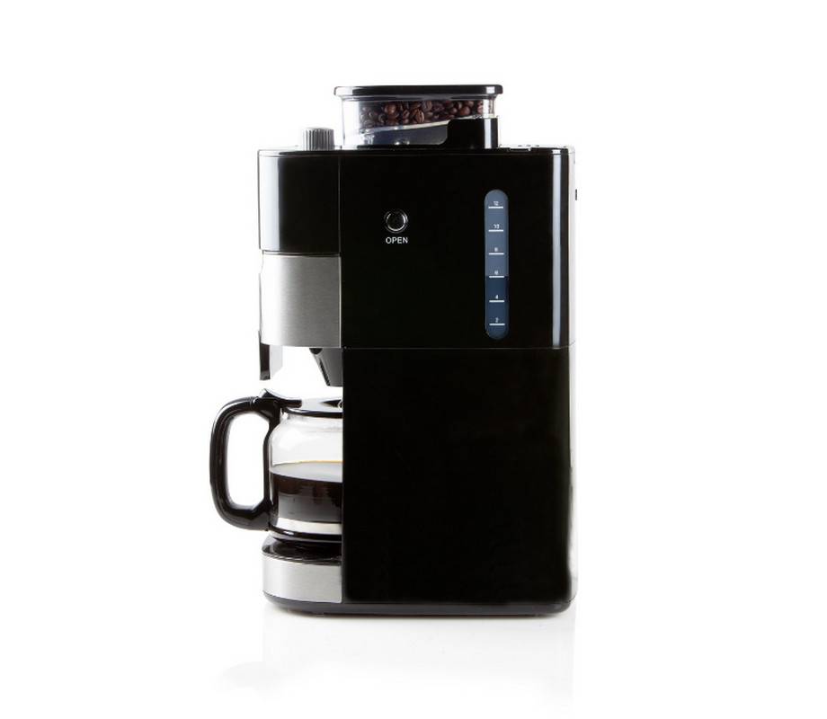 Cafetière filtre programmable 12 tasses 900w noir DO721K Domo - Image 2