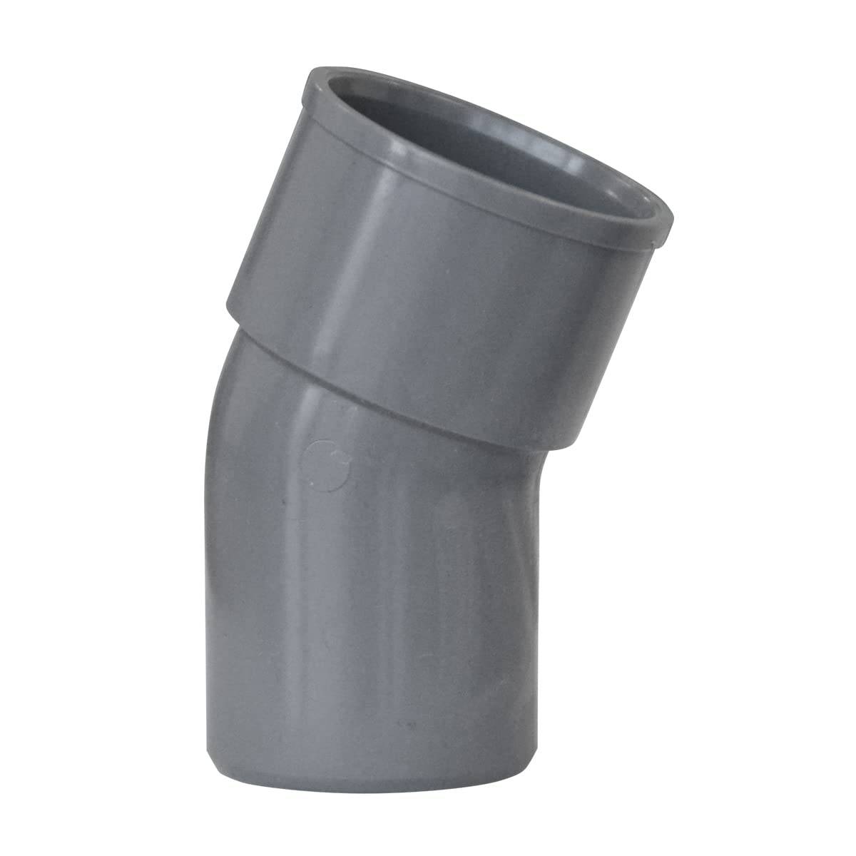 Jardibric - Jardibric - Coude PVC 22°30 Ø40 mm Mâle Femelle - Raccord Évacuation Canalisation PVC - Image 1