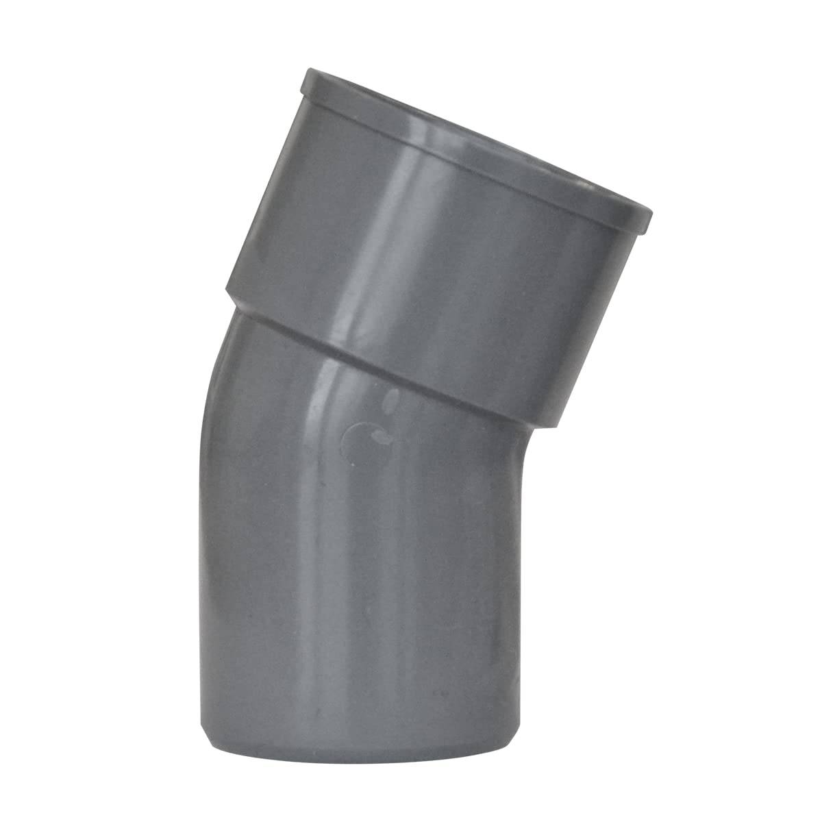 Jardibric - Jardibric - Coude PVC 22°30 Ø40 mm Mâle Femelle - Raccord Évacuation Canalisation PVC - Image 2