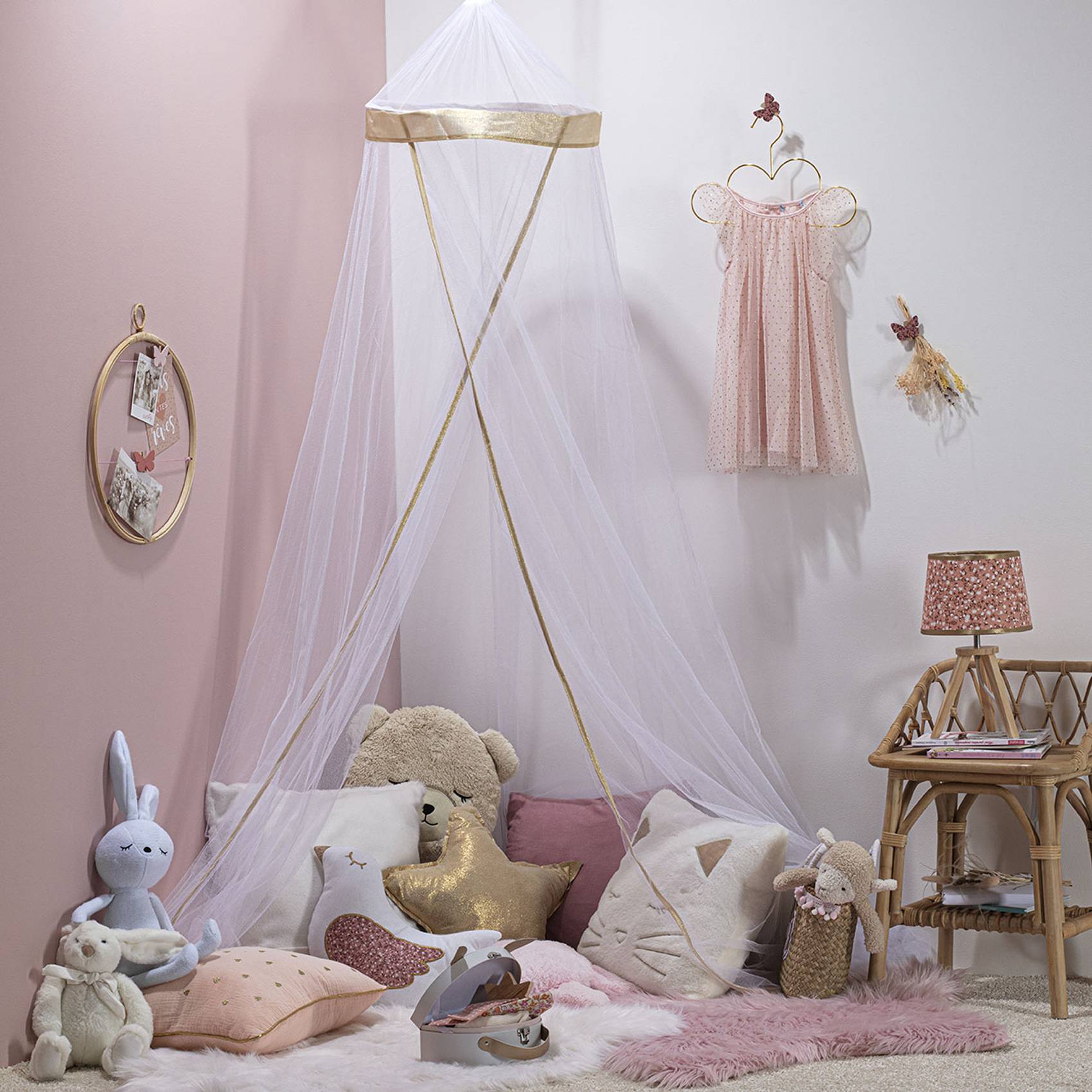 Coussin tête d'ours enfant - ATMOSPHERA - Polyester - Beige - Image 2
