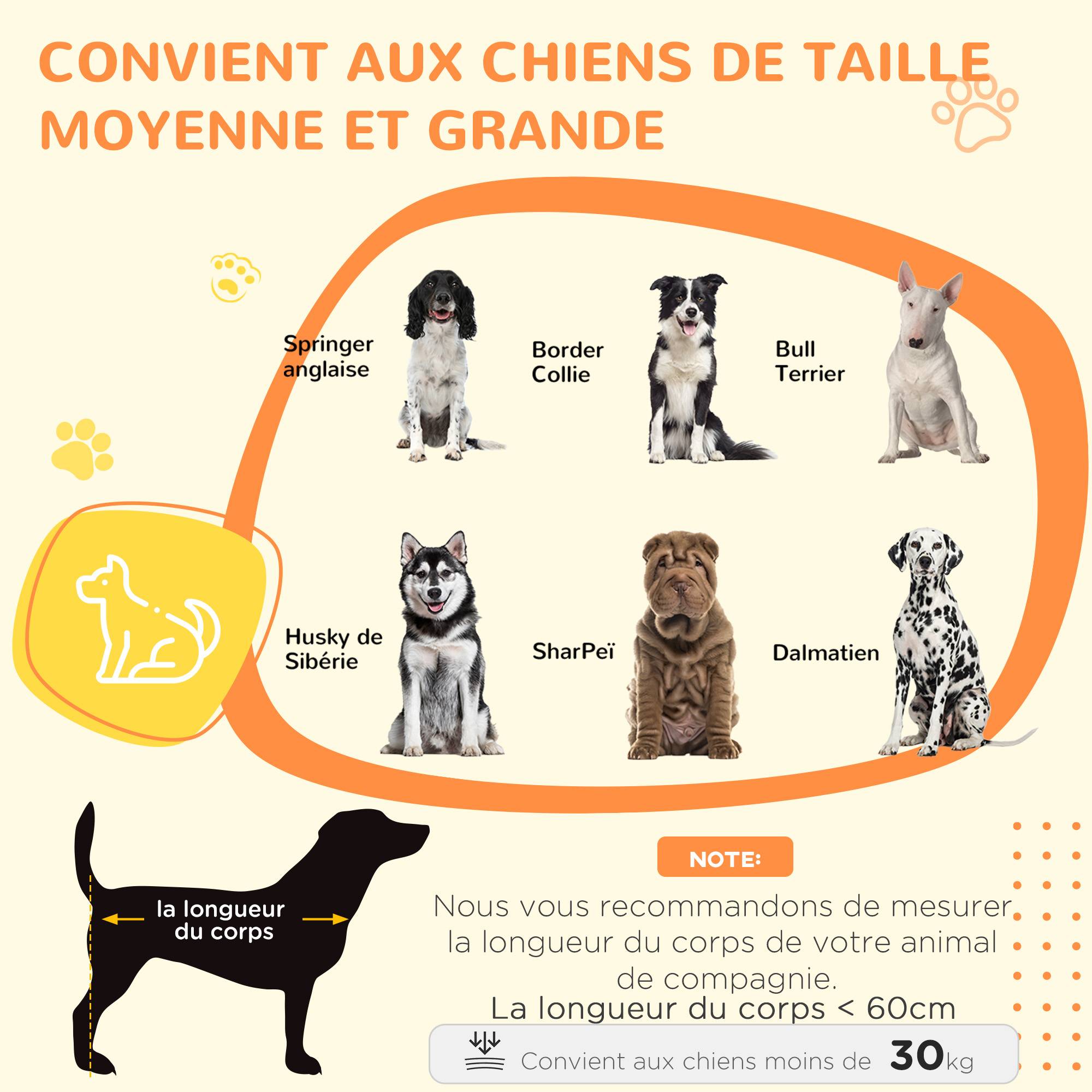 Sans Marque - Cage pour chien cage de transport sur roulettes avec support de gamelle plateau amovible 2 portes verrouillables - Image 6