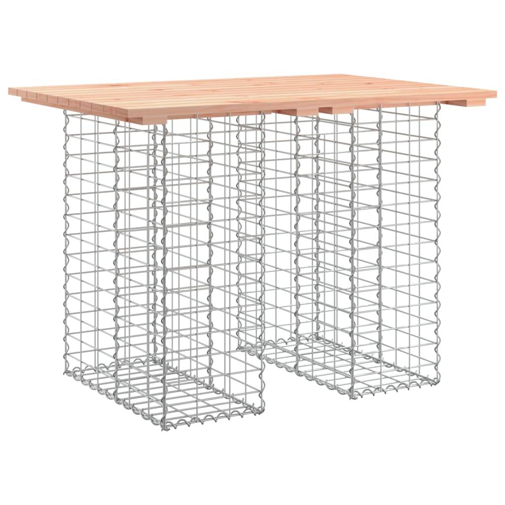Maison Chic - Banc de jardin - Banc d'extérieur - Banquette design gabion 100x70x72cm bois massif de douglas-JU13923 - Image 1