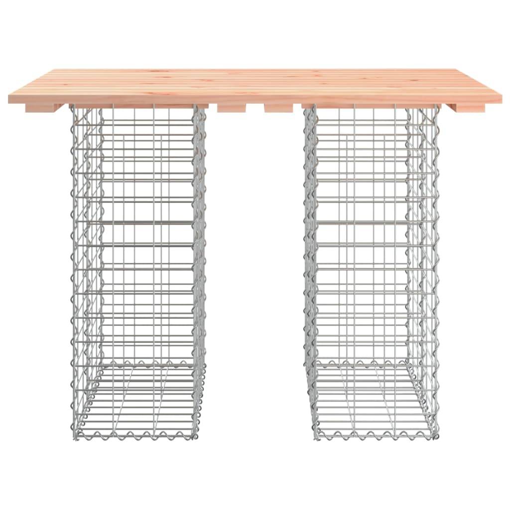 Maison Chic - Banc de jardin - Banc d'extérieur - Banquette design gabion 100x70x72cm bois massif de douglas-JU13923 - Image 3