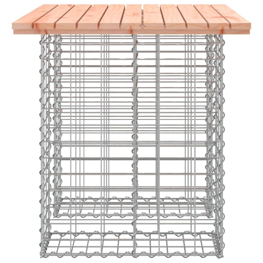 Maison Chic - Banc de jardin - Banc d'extérieur - Banquette design gabion 100x70x72cm bois massif de douglas-JU13923 - Image 4