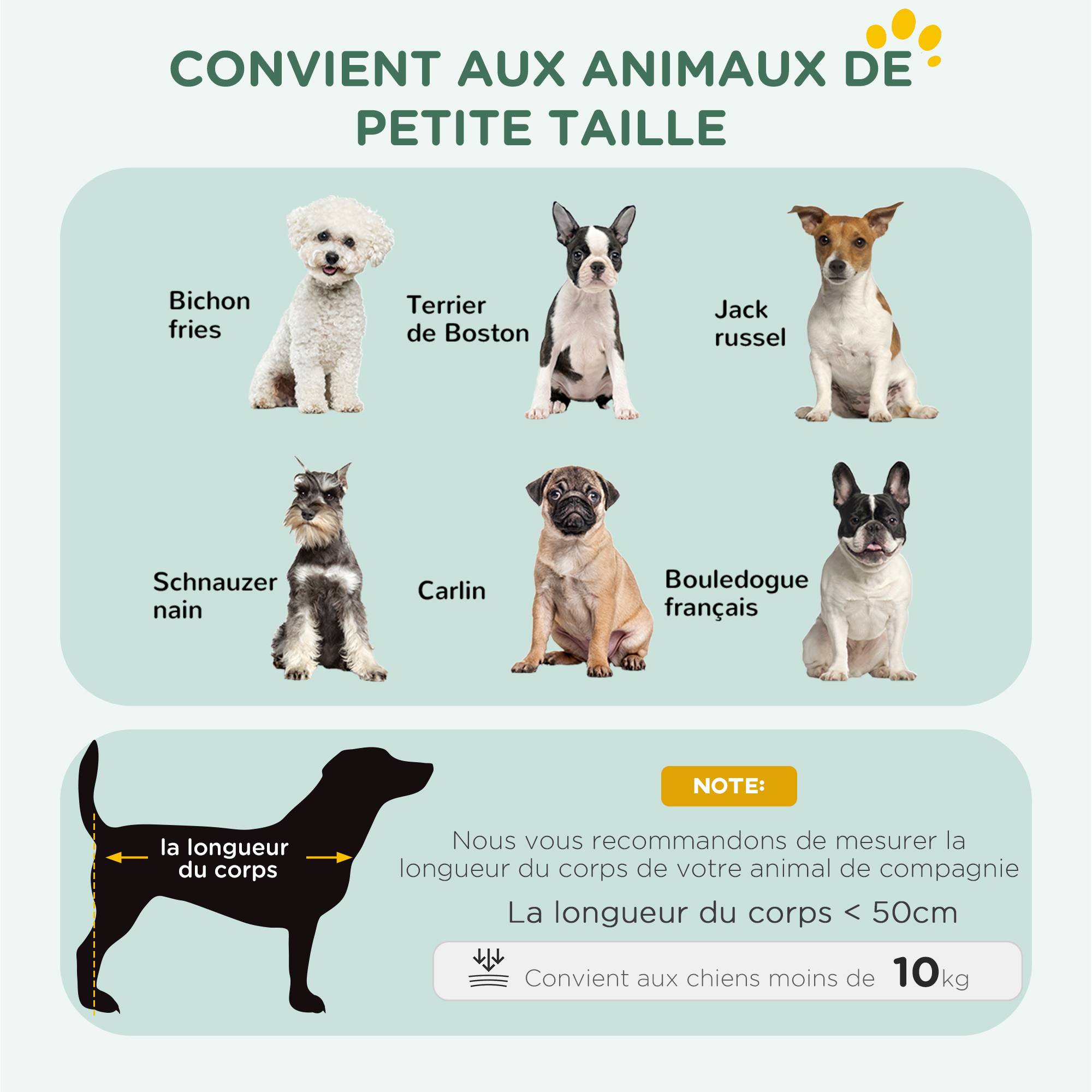 Sans Marque - Cage pour chien cage de transport pour chien pliable avec 2 portes plateau amovible coussin lavable 75x48,5x53cm noir - Image 8