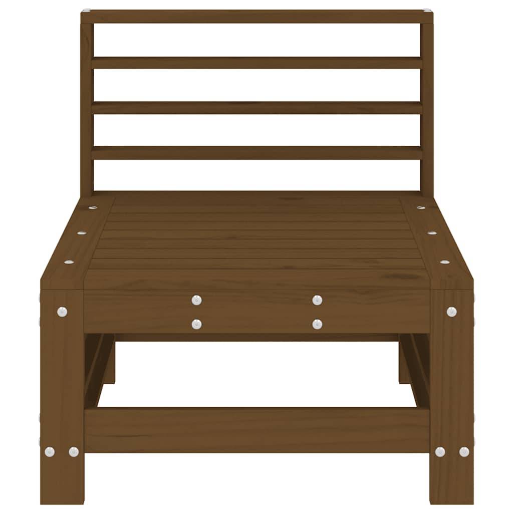 Vidaxl - Canapés centraux de jardin 2 pcs marron miel bois de pin solide vidaXL 825642 - Image 5