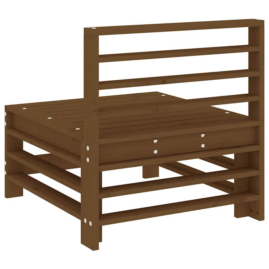Vidaxl - Canapés centraux de jardin 2 pcs marron miel bois de pin solide vidaXL 825642 - Image 6