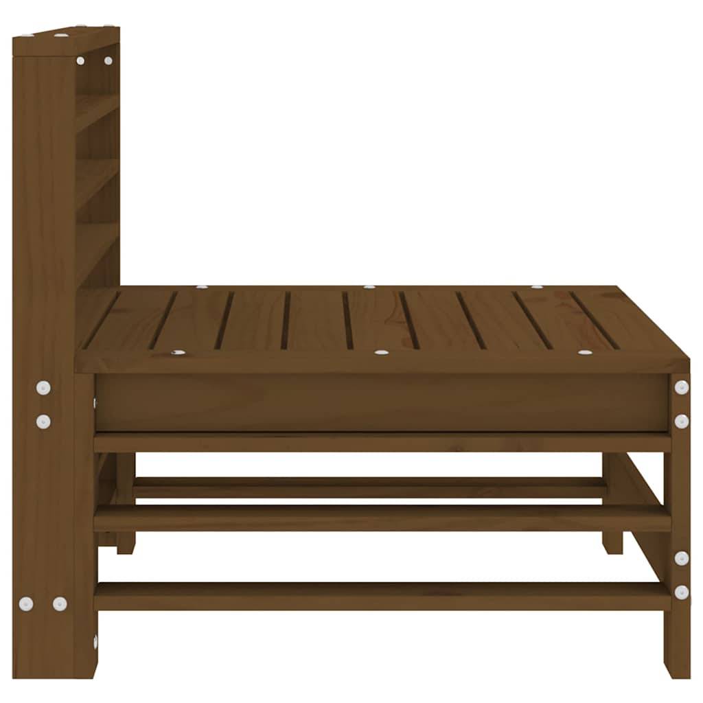 Vidaxl - Canapés centraux de jardin 2 pcs marron miel bois de pin solide vidaXL 825642 - Image 7