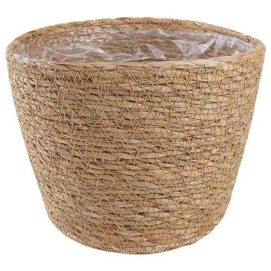 Paniers à plantes herbe de mer naturel 26 x 26 x 19 cm, Poids:0.81kg - PANGIVO - Image 3