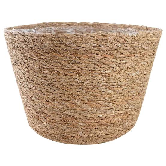 Paniers à plantes herbe de mer naturel 26 x 26 x 19 cm, Poids:0.81kg - PANGIVO - Image 4