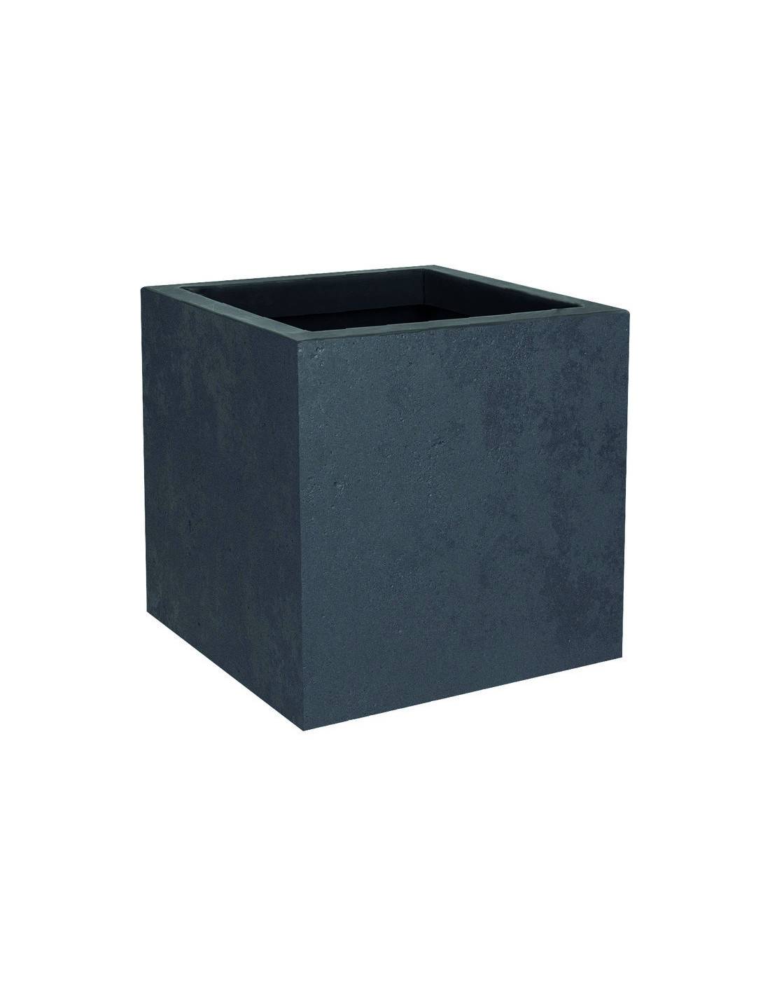 Eda - Pot De Fleur Carré Basalt Up Design Moderne, Grande Capacité - Eda