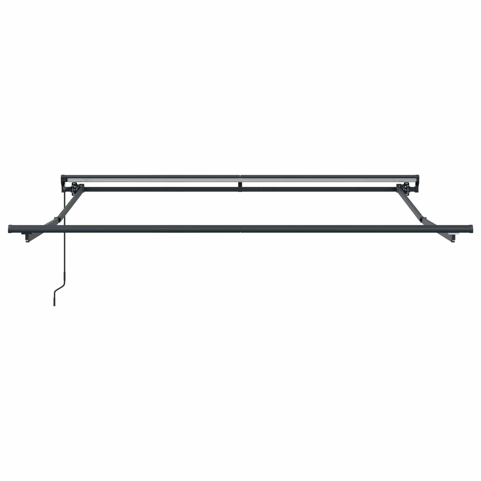 Vidaxl - Cadre d'auvent Gris clair 350 x 250 cm vidaXL 3330391 - Image 8